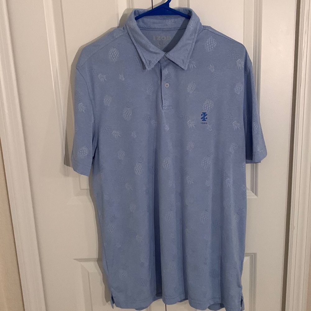 Izod golf polo - Large - light blue